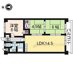 エミナール南草津 3LDKの間取図画像