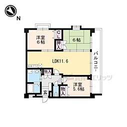 アトレー南草津 3LDKの間取図画像