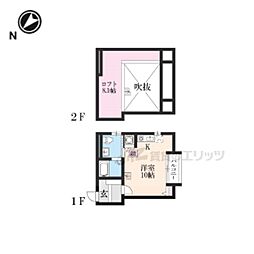 Angelique 1Kの間取図画像