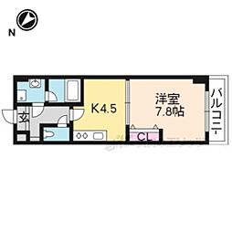 felicia 1DKの間取図画像