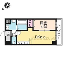 Blezio3 1LDKの間取図画像