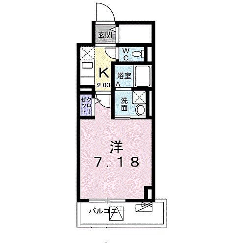 クレスト　中六 604｜神奈川県小田原市浜町１丁目(賃貸マンション1K・6階・26.91㎡)の写真 その2