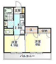 グリーンハイツ城山 302 ｜ 神奈川県小田原市城山３丁目（賃貸マンション2K・3階・34.35㎡） その2