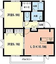 神奈川県小田原市曽比（賃貸アパート2LDK・2階・54.91㎡） その2