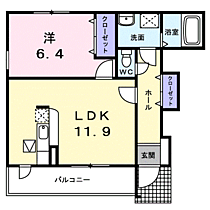 Ｔｉｍｅｓ　Ｃ．Ｓ 101 ｜ 神奈川県南足柄市壗下500-5（賃貸アパート1LDK・1階・45.12㎡） その2