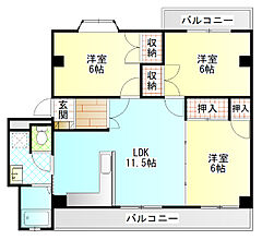 物件の間取り