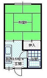 間取図画像 1K