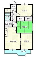 山形県山形市山家町2丁目（賃貸マンション3LDK・3階・62.37㎡） その2