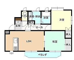 山形県山形市吉原三丁目（賃貸アパート2LDK・3階・52.10㎡） その2