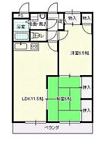 山形県山形市飯田西5丁目（賃貸マンション2LDK・4階・47.10㎡） その2