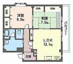 山形県山形市あさひ町（賃貸マンション2LDK・2階・72.40㎡） その2