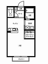 山形県山形市白山1丁目（賃貸アパート1R・2階・28.00㎡） その2