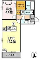 山形県山形市南二番町（賃貸アパート1LDK・2階・46.60㎡） その2