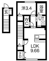 山形県上山市みはらしの丘（賃貸アパート1LDK・2階・40.37㎡） その2