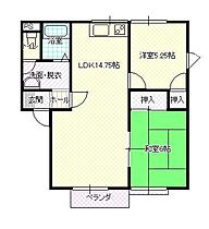 山形県山形市小立4丁目（賃貸アパート2LDK・2階・54.85㎡） その2