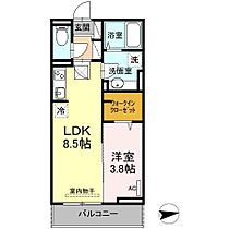 山形県山形市上町2丁目（賃貸アパート1LDK・1階・33.78㎡） その2