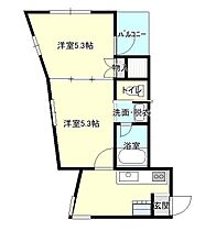 山形県山形市上町2丁目（賃貸マンション2K・2階・33.00㎡） その2