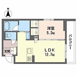 間取図画像 1LDK