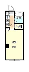 イーストセブン 1Kの間取図画像