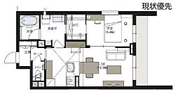 ザファーストレジデンス 1LDKの間取図画像