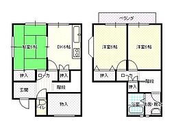 メゾネット下条 3DKの間取図画像