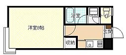ヴィンツァーホフ 1Kの間取図画像