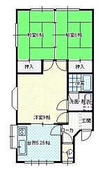コーポSATO 3Kの間取図画像