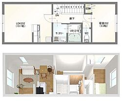 Bloom Kao 1LDKの間取図画像