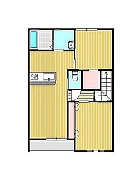 エトワール嶋南・C 2LDKの間取図画像