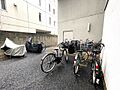 駐輪場です