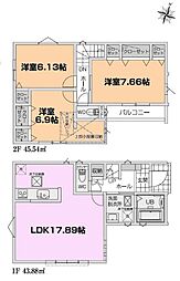 全3棟／3号棟　冬でもポカポカの床暖房付き