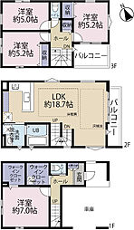 全2棟／1号棟　冬でも足元ポカポカの床暖房付き