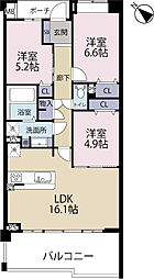 間取図画像 3LDK