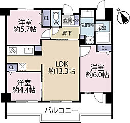 間取図画像 3LDK
