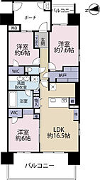 間取図画像 3LDK