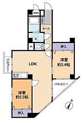 ライオンズマンション新小岩第5 2LDKの間取図画像