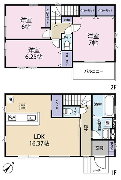 間取りを拡大表示
