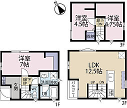 全1棟現場　リビングに床暖房付き、寒い冬でも足元ポカポカ