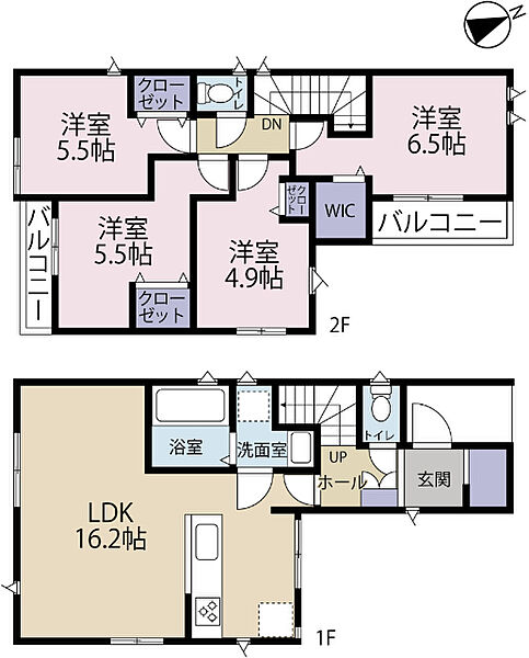 間取りを拡大表示