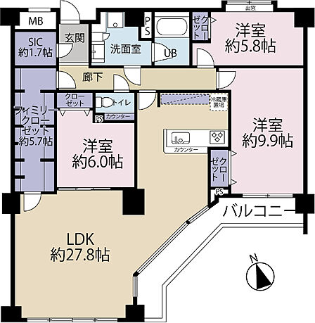間取り図です