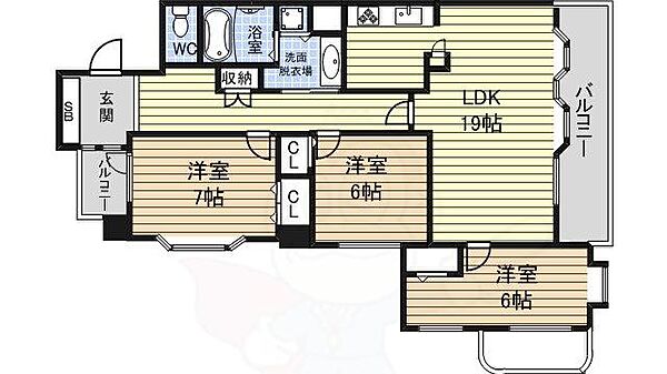 愛知県名古屋市中区栄３丁目(賃貸マンション3LDK・10階・91.89㎡)の写真 その2