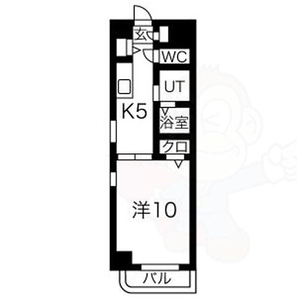 愛知県名古屋市南区鯛取通１丁目(賃貸マンション1DK・2階・35.65㎡)の写真 その2