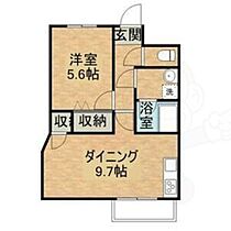 愛知県名古屋市瑞穂区彌富町字緑ケ岡（賃貸マンション1LDK・4階・38.55㎡） その2