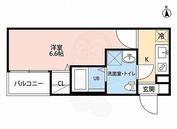 愛知県名古屋市南区三吉町２丁目(賃貸アパート1K・3階・22.16㎡)の写真 その2