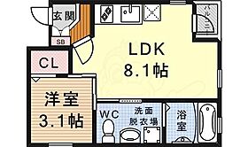 愛知県名古屋市中村区並木２丁目269号（賃貸アパート1LDK・3階・31.46㎡） その2