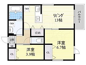 愛知県名古屋市中区平和２丁目2番4-2号（賃貸マンション2LDK・2階・57.55㎡） その2