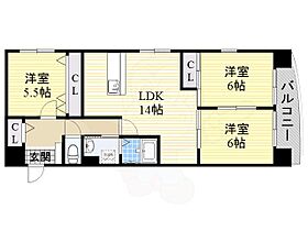 愛知県名古屋市中区橘１丁目4番11号（賃貸マンション3LDK・3階・70.48㎡） その2