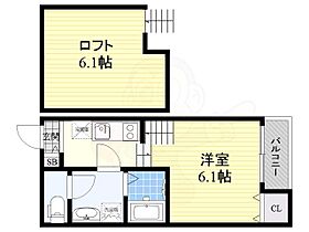 愛知県名古屋市昭和区白金１丁目9番6号（賃貸アパート1K・2階・21.15㎡） その2