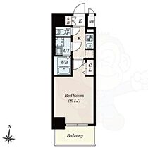 S-RESIDENCE堀田North2  ｜ 愛知県名古屋市瑞穂区堀田通８丁目（賃貸マンション1K・2階・25.86㎡） その2