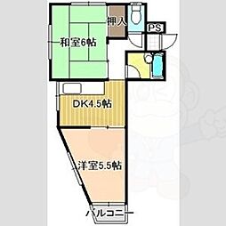 間取図画像 2DK